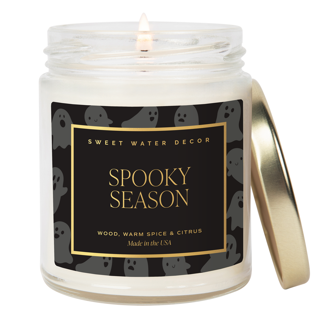 Spooky Season 9 oz Soy Candle - Halloween Decor & Gifts