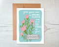 Floral Graduation Card - I’m So Proud