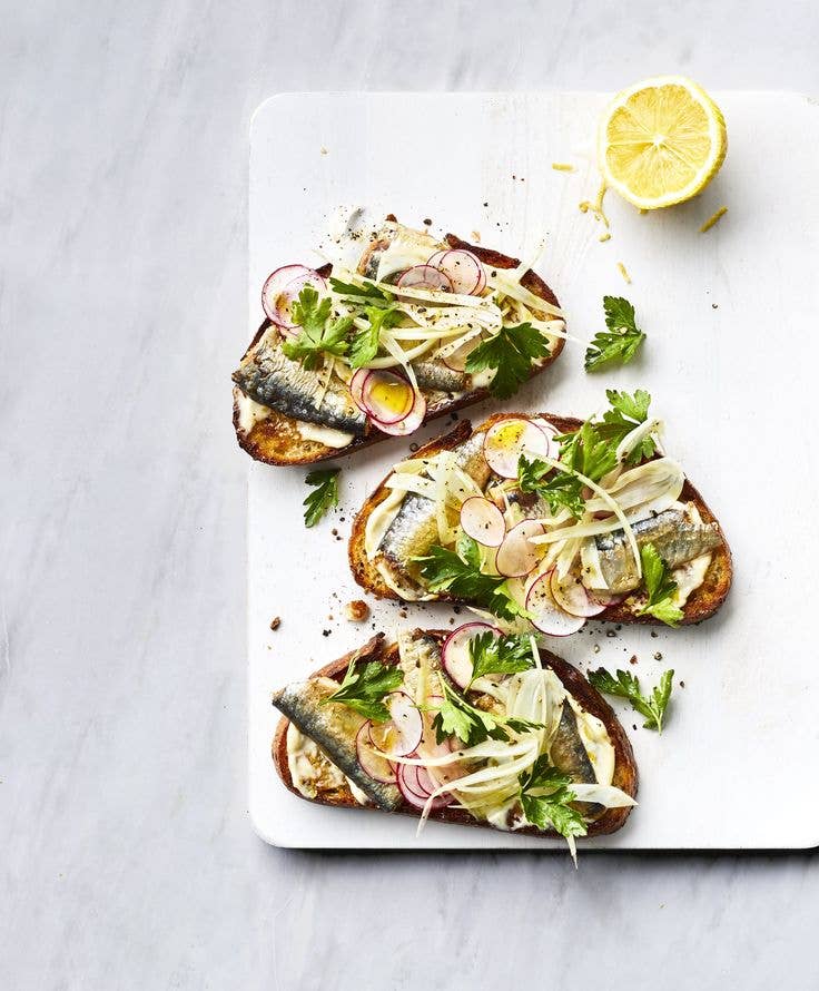 Mouettes d'Arvor Sardines w/ Lemon & Extra Virgin Olive Oil