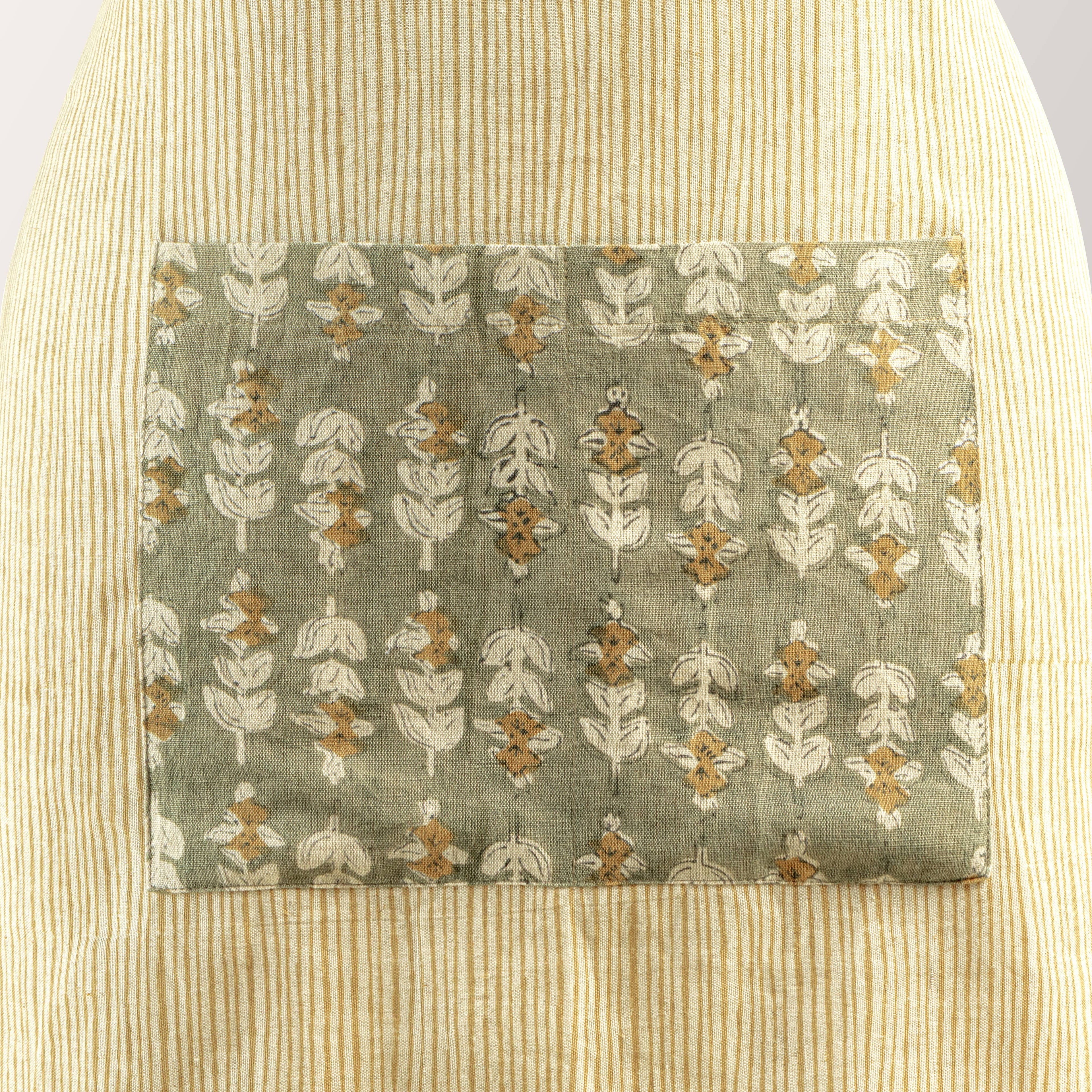 Block Print Apron