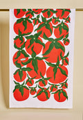 Pomodoro Tomato Red Cotton Tea Towel
