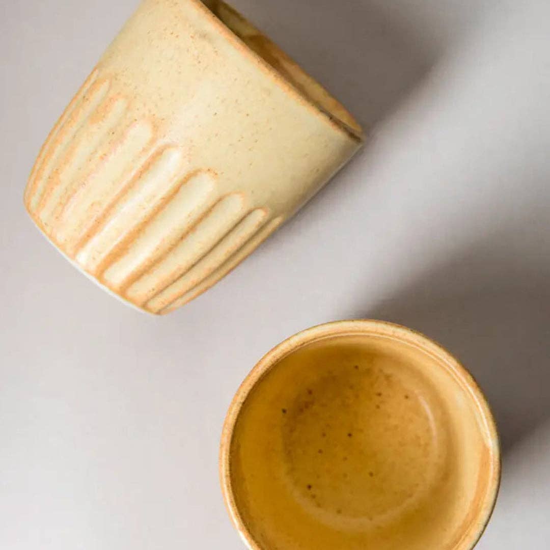 Beige Kulhad Stoneware Drinking Cup | 260 ml
