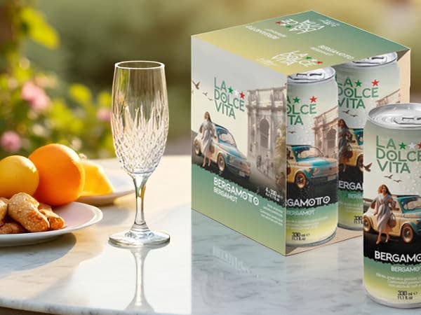 La Dolce Vita Italian Bergamot Soda 330ml