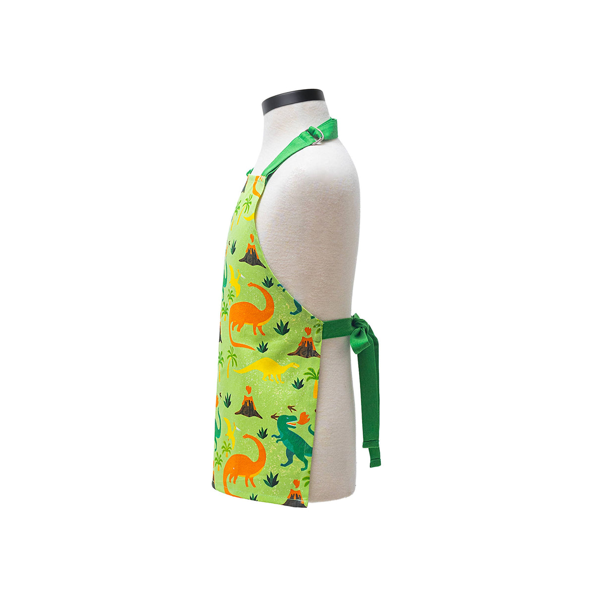 Dinosaur Kids Apron 3pc Set – Youth Apron and Oven Mitts