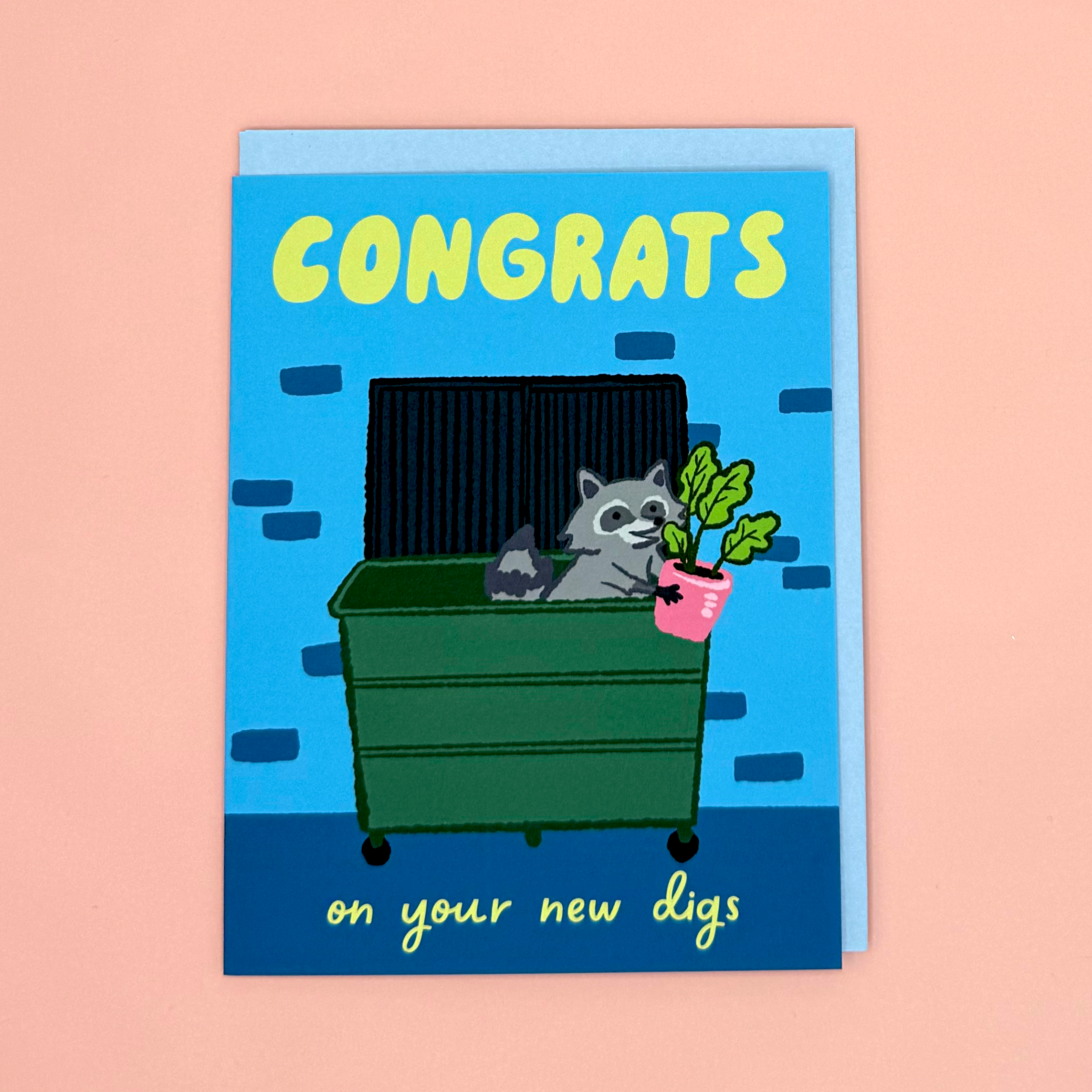 Congrats on Your New Digs New Home Greeting Card