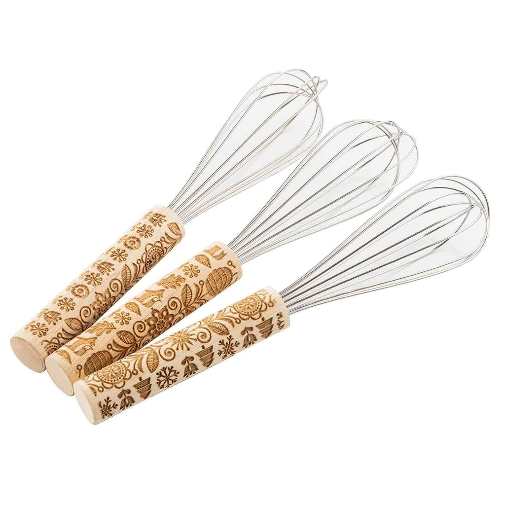 Embossed Decorative Whisk , Spring Design