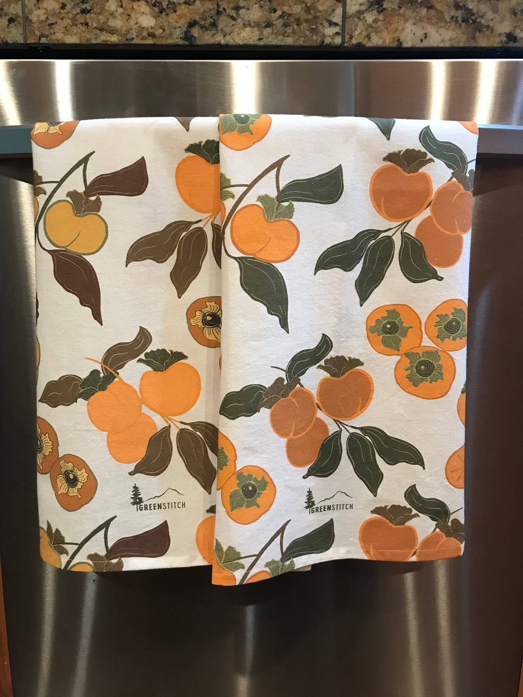 Spiced Persimmon Tea Towel