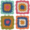 Loop de loop Crochet Coasters Set of 4
