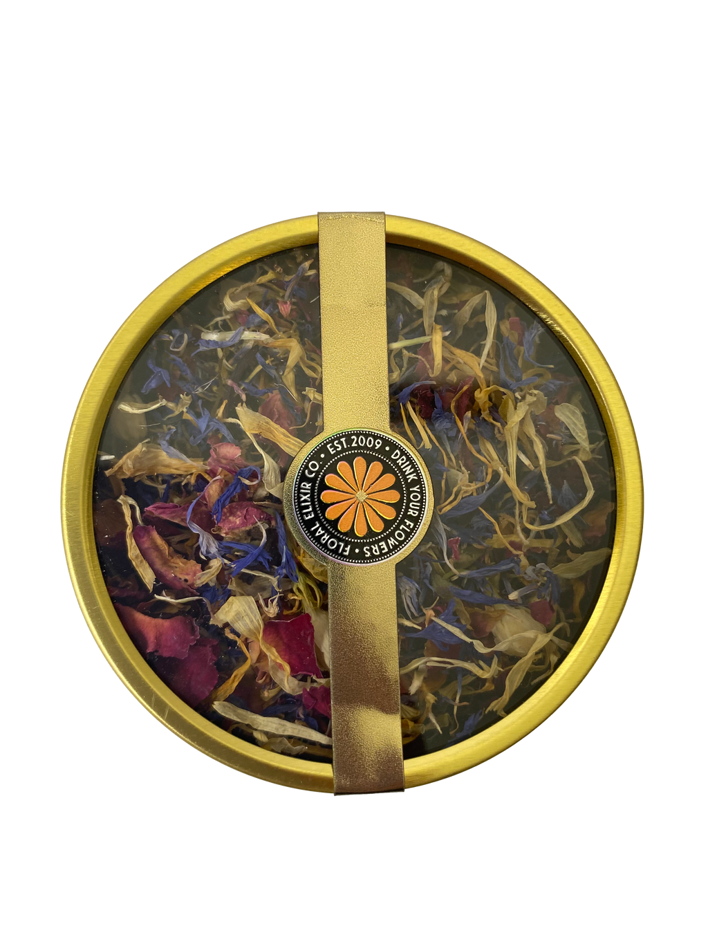 Flower Sprinkles in Gold Tin