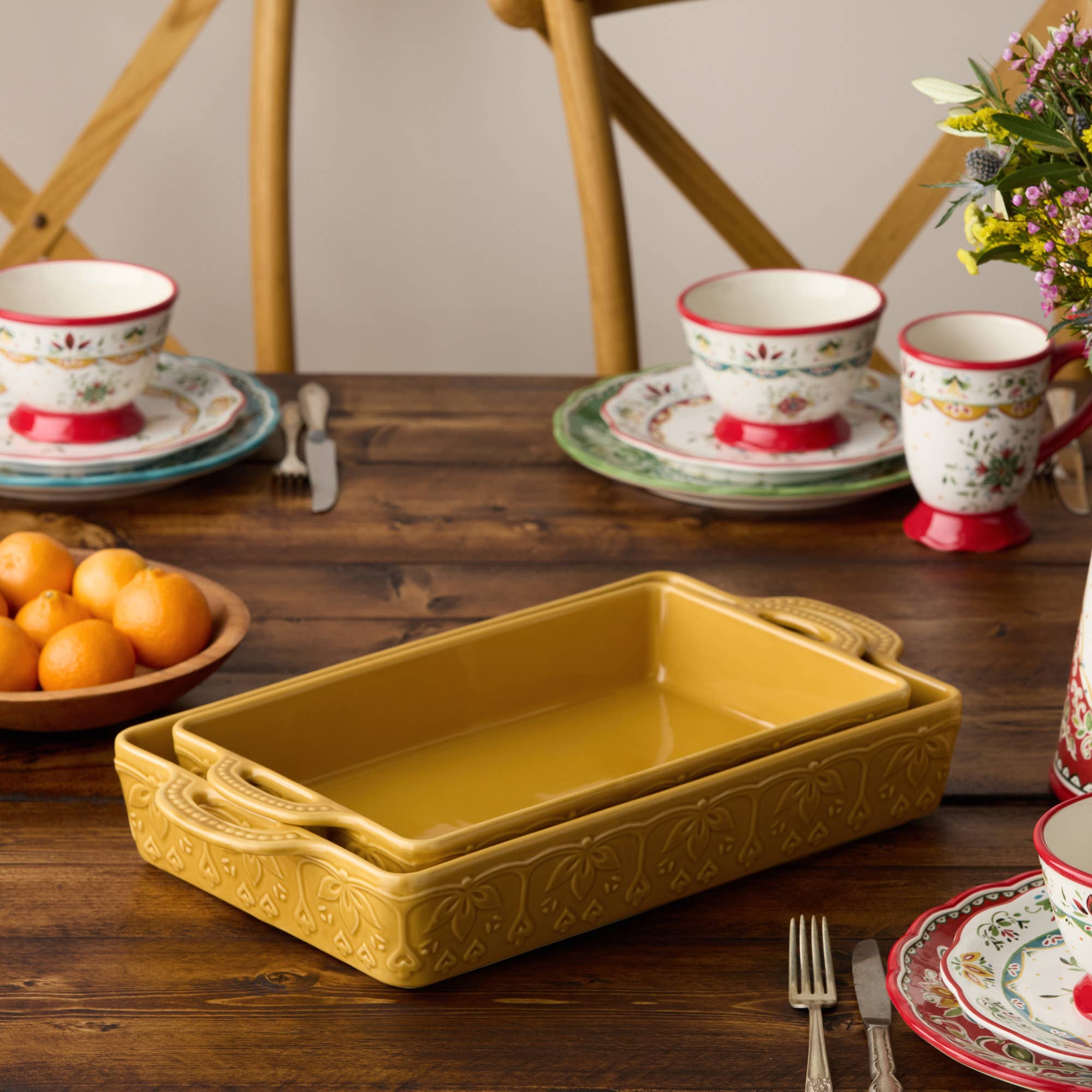 Provence Medium Rectangular Baker 14in x 8.75in
