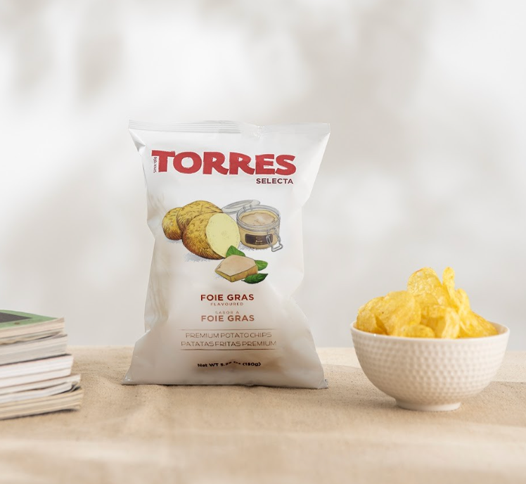 Foie Gras Torres Gourmet Potato Chips 50g | SMALL BAG