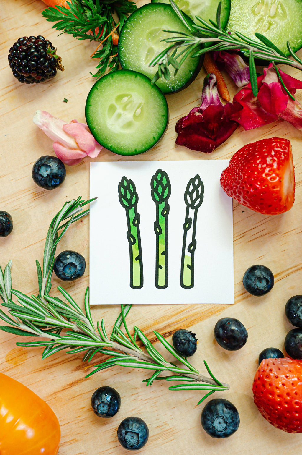 Farm To Table Mini Coloring Book - Fruits & Veggies