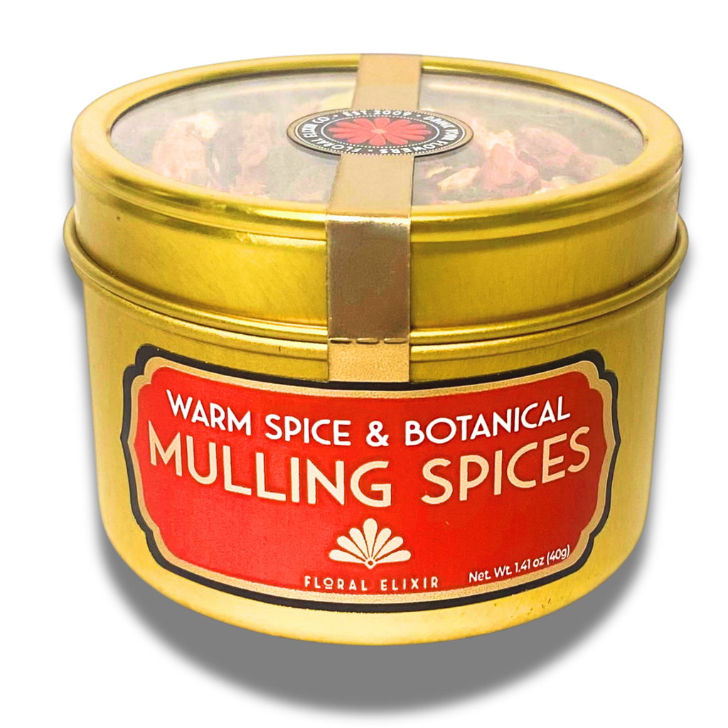 Botanical Mulling Spices in Gold Tin