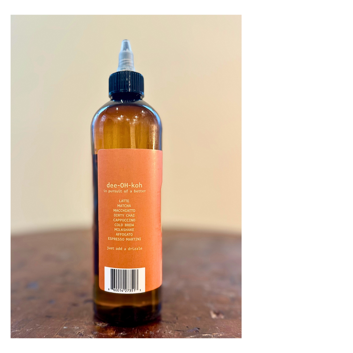 Dioko Premium Simple Syrup, 12 fl. oz Caramel