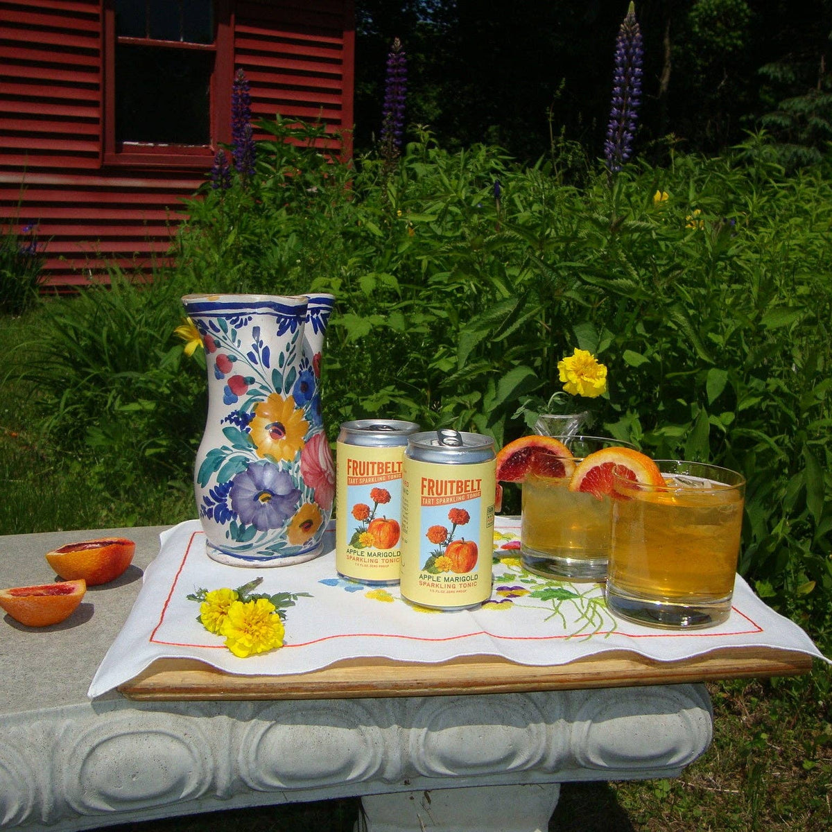 Apple Marigold Tonic