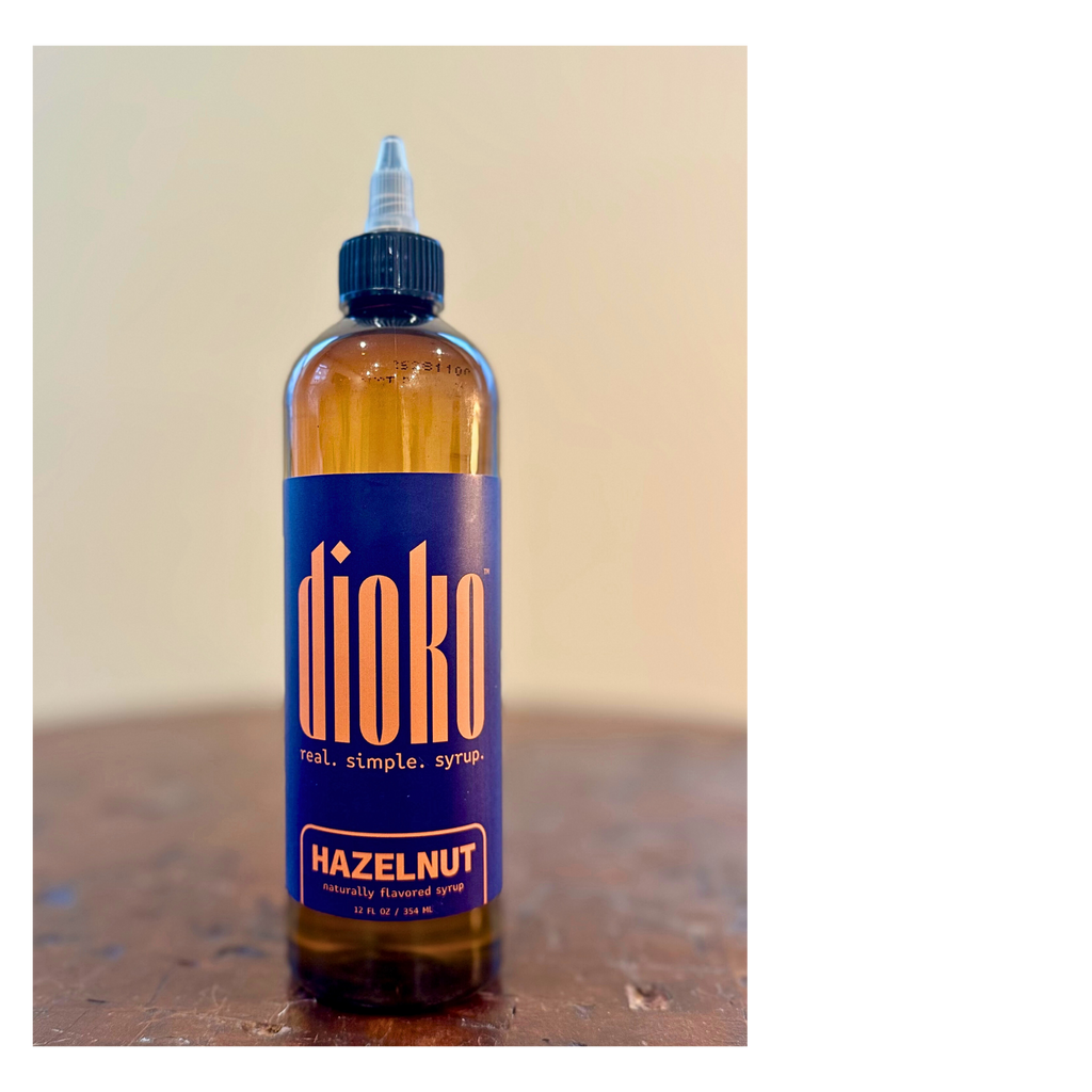 Dioko Premium Simple Syrup, 12 fl. oz Hazelnut