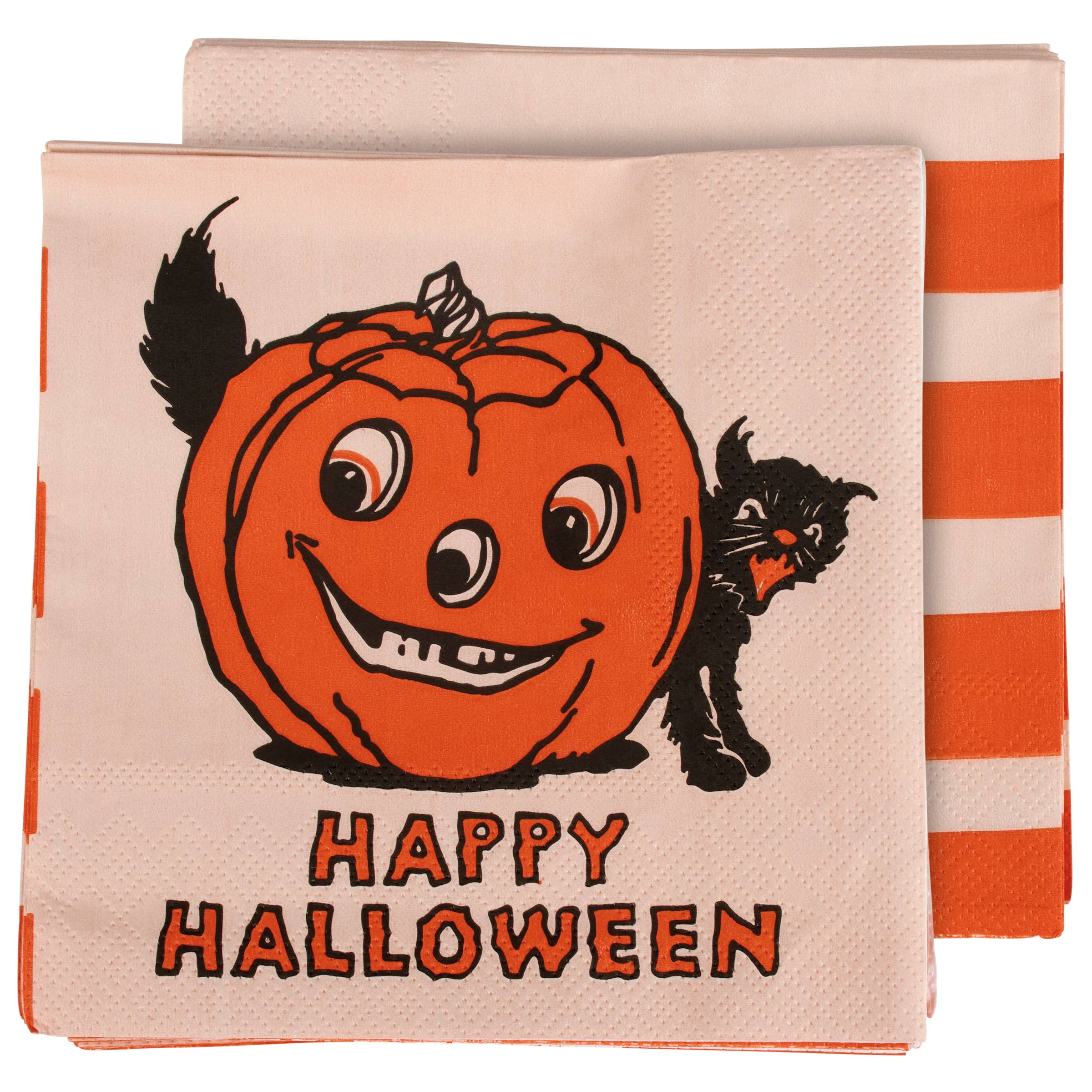 Vintage Halloween Beverage Napkin