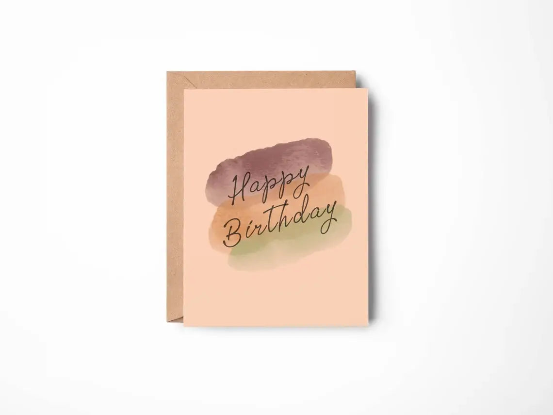 Minimalist Birthday Card