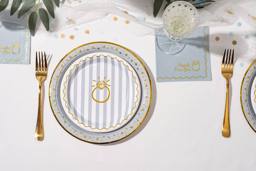Happily Ever After Paper Dinner Plates