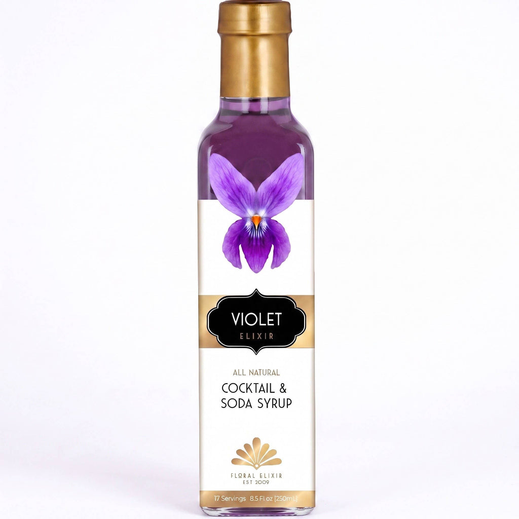 Violet Elixir. All Natural Cocktail & Soda Syrup.