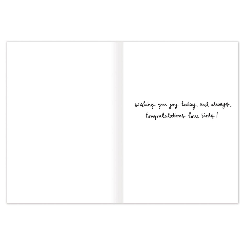 Swans On Your Wedding Day Card