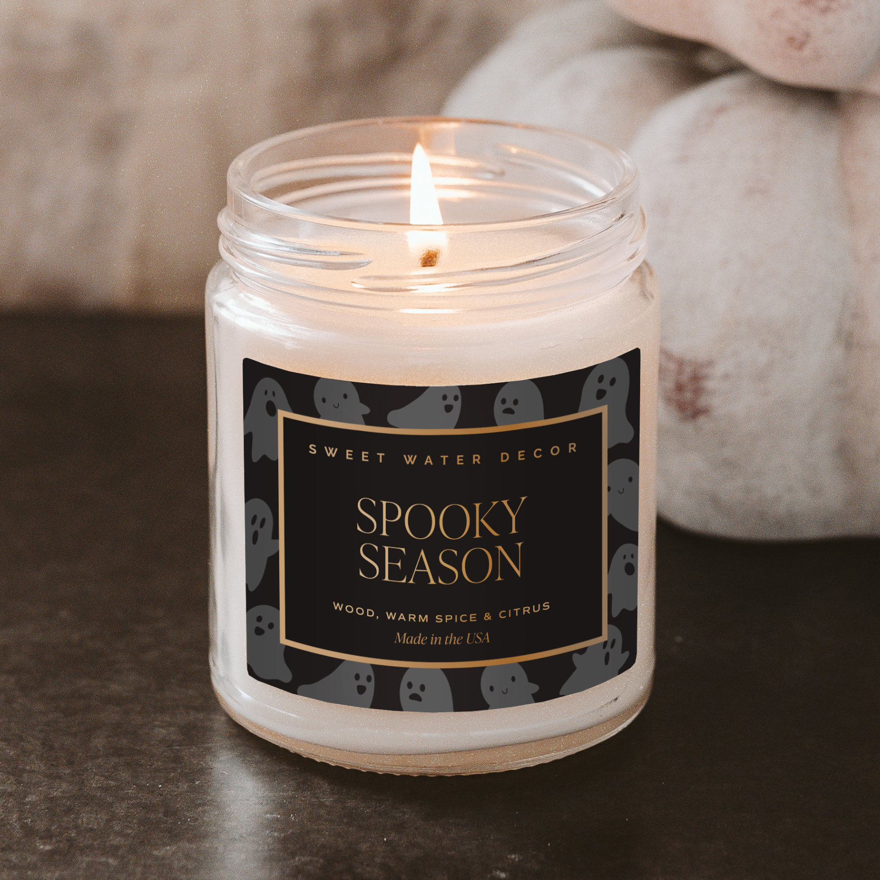 Spooky Season 9 oz Soy Candle - Halloween Decor & Gifts