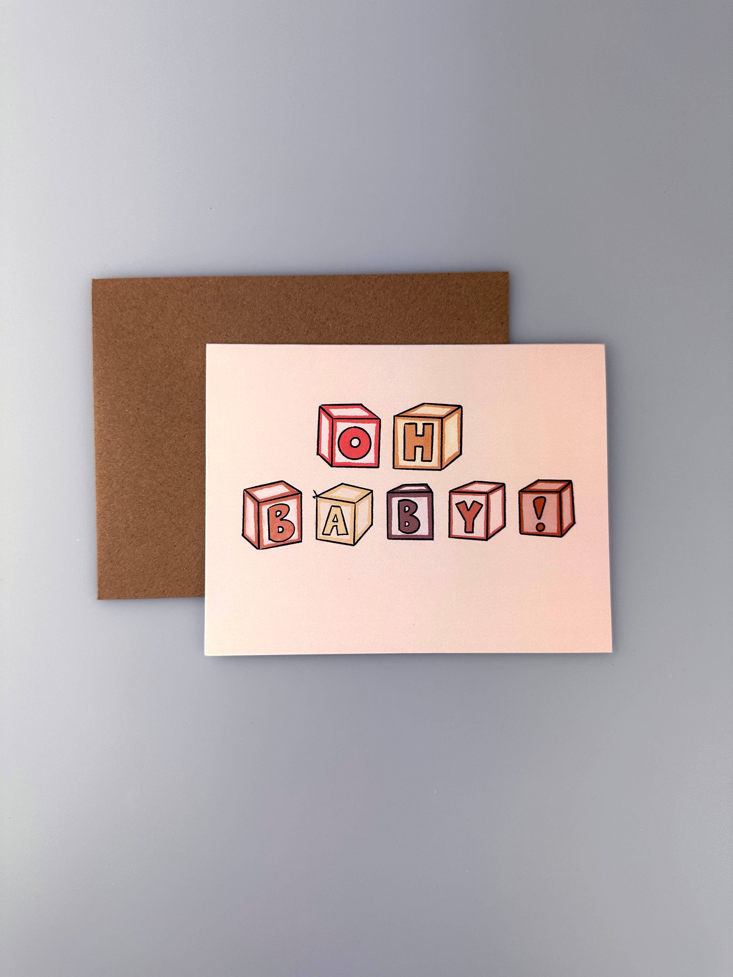 Oh Baby! Baby Shower Card