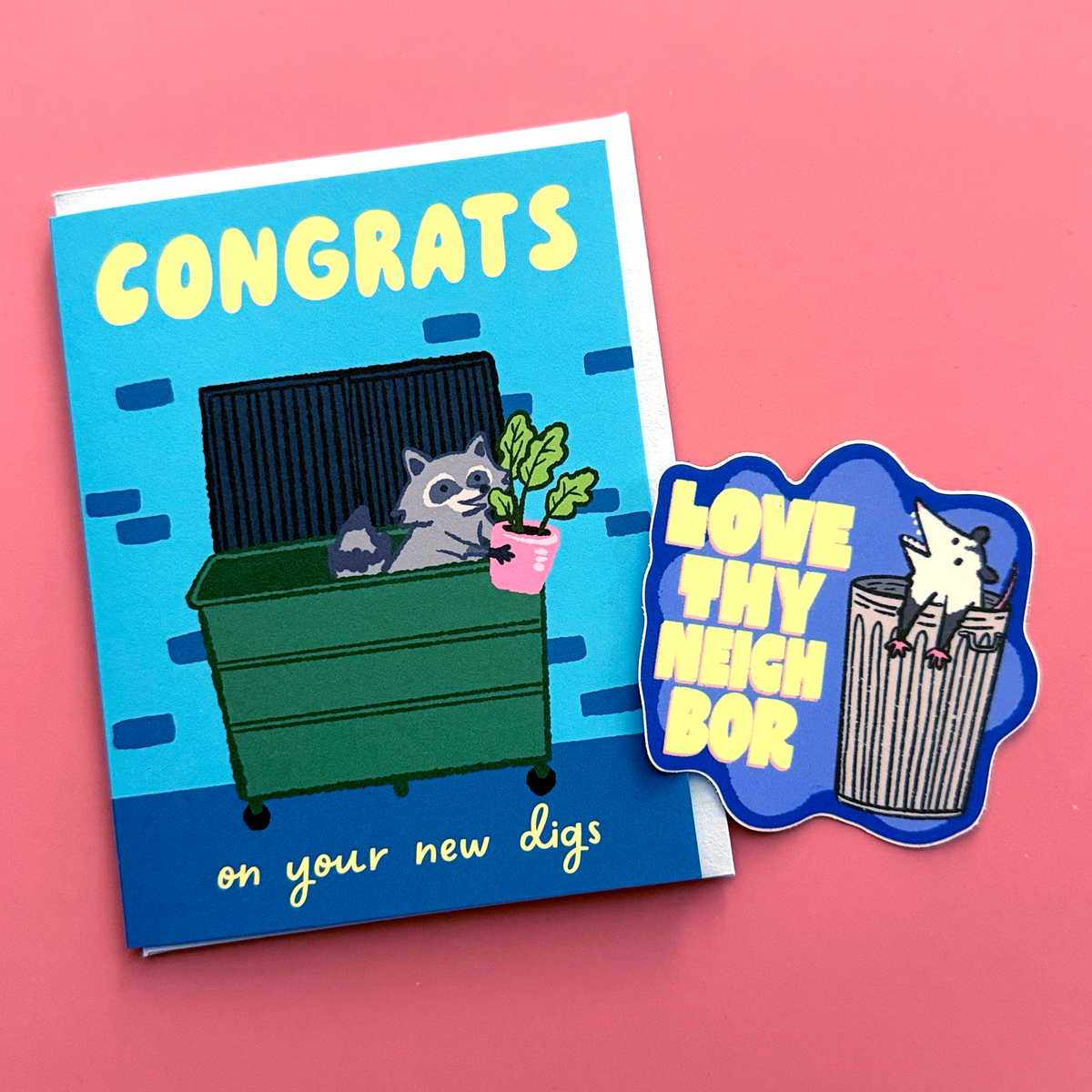 Congrats on Your New Digs New Home Greeting Card