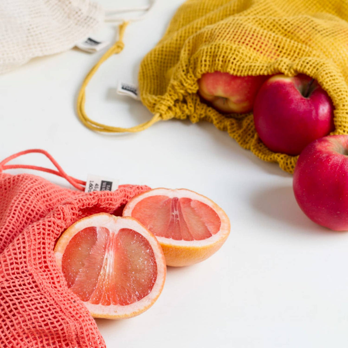 Le Marche Mesh Produce Bags |Set of 3|