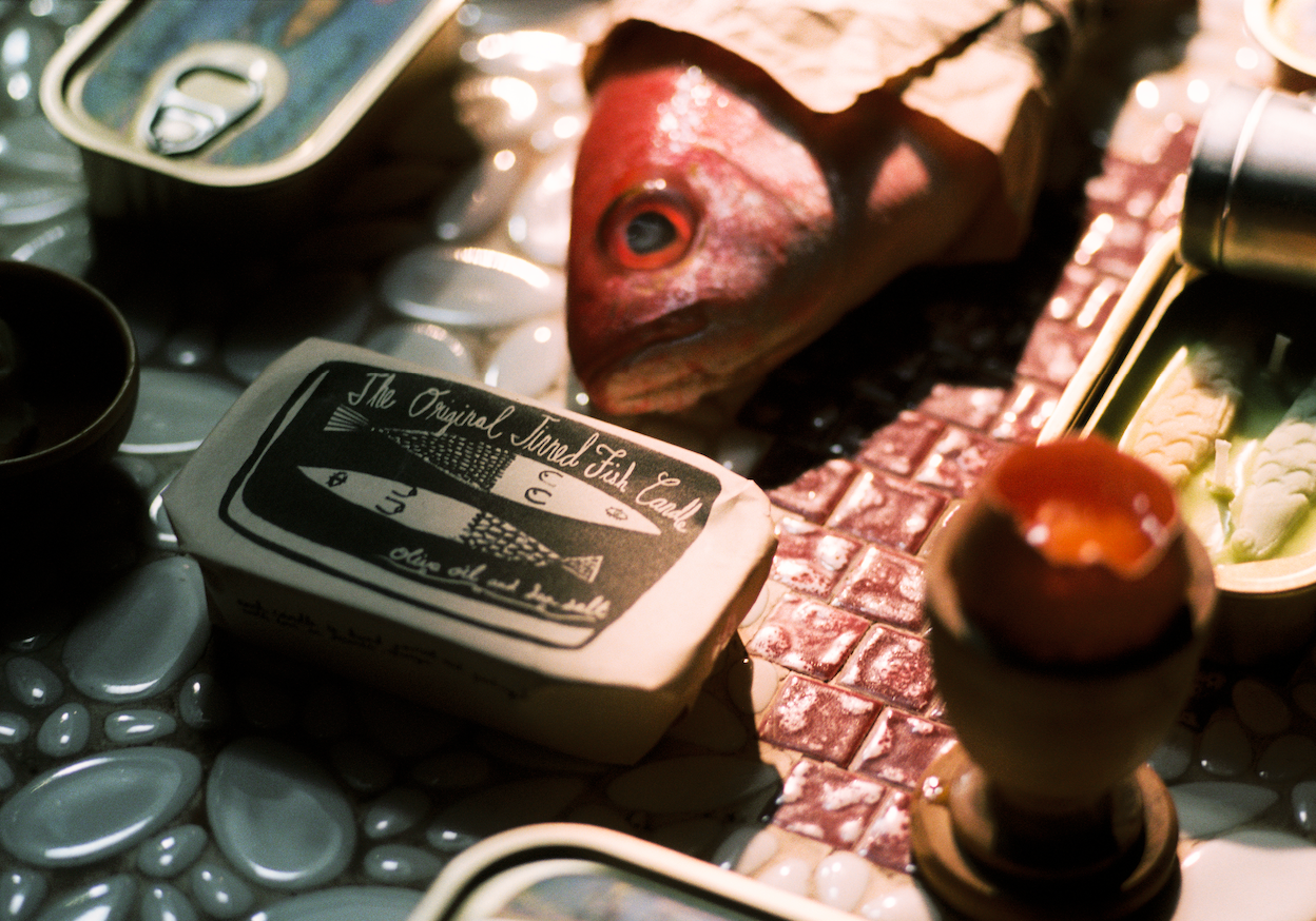 Tinned Fish Candle  Olive Oil and Sea Salt Scent
