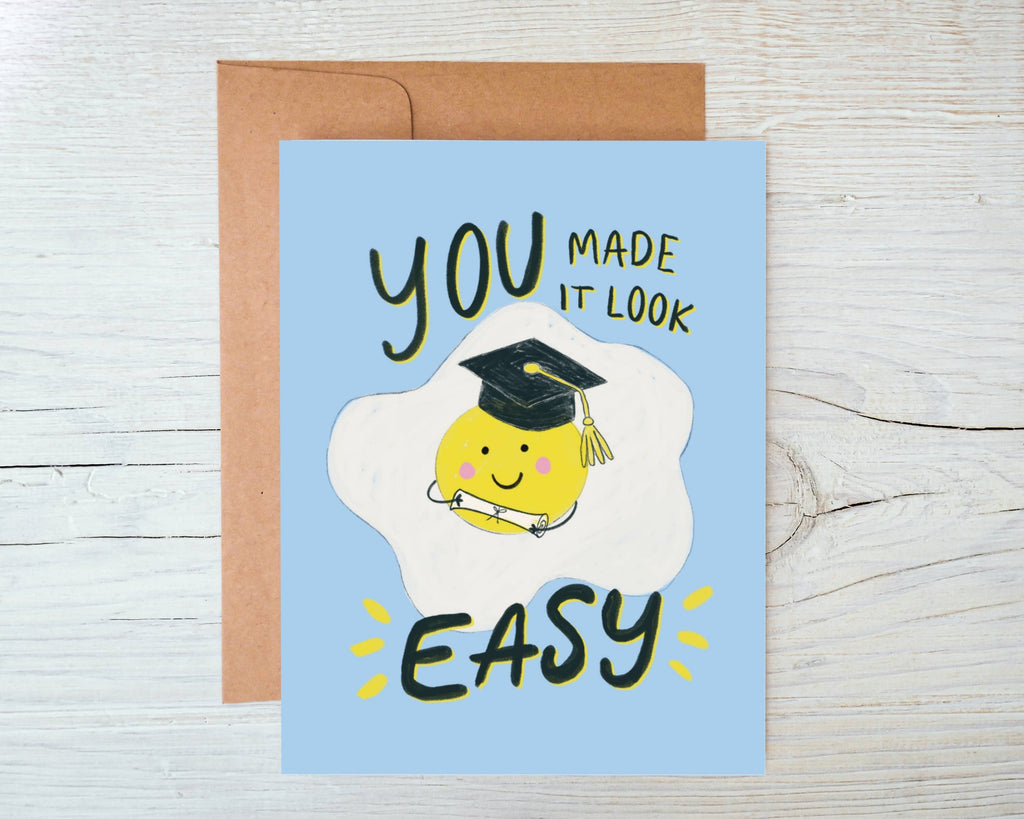 Egg Graduation Card