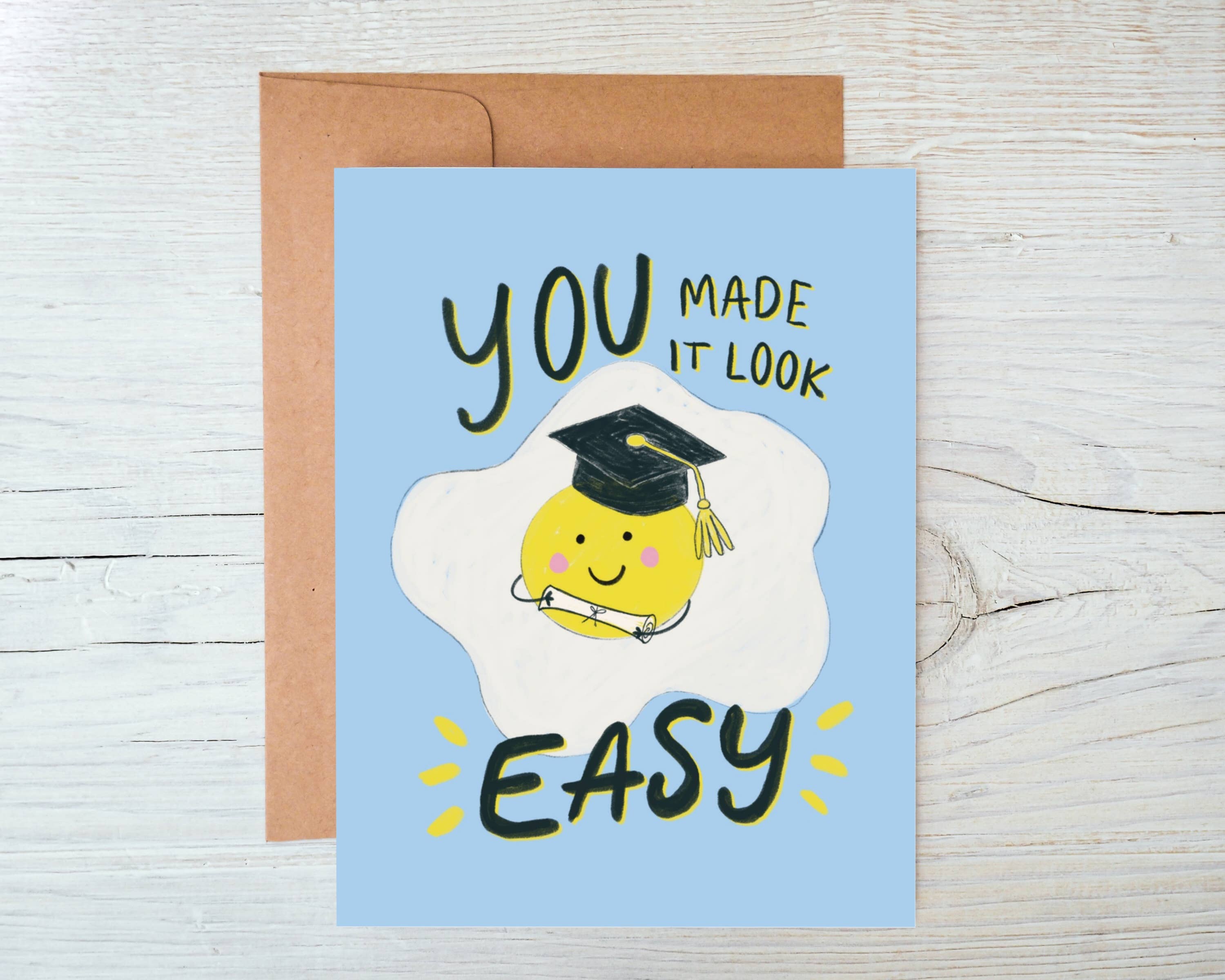 Egg Graduation Card