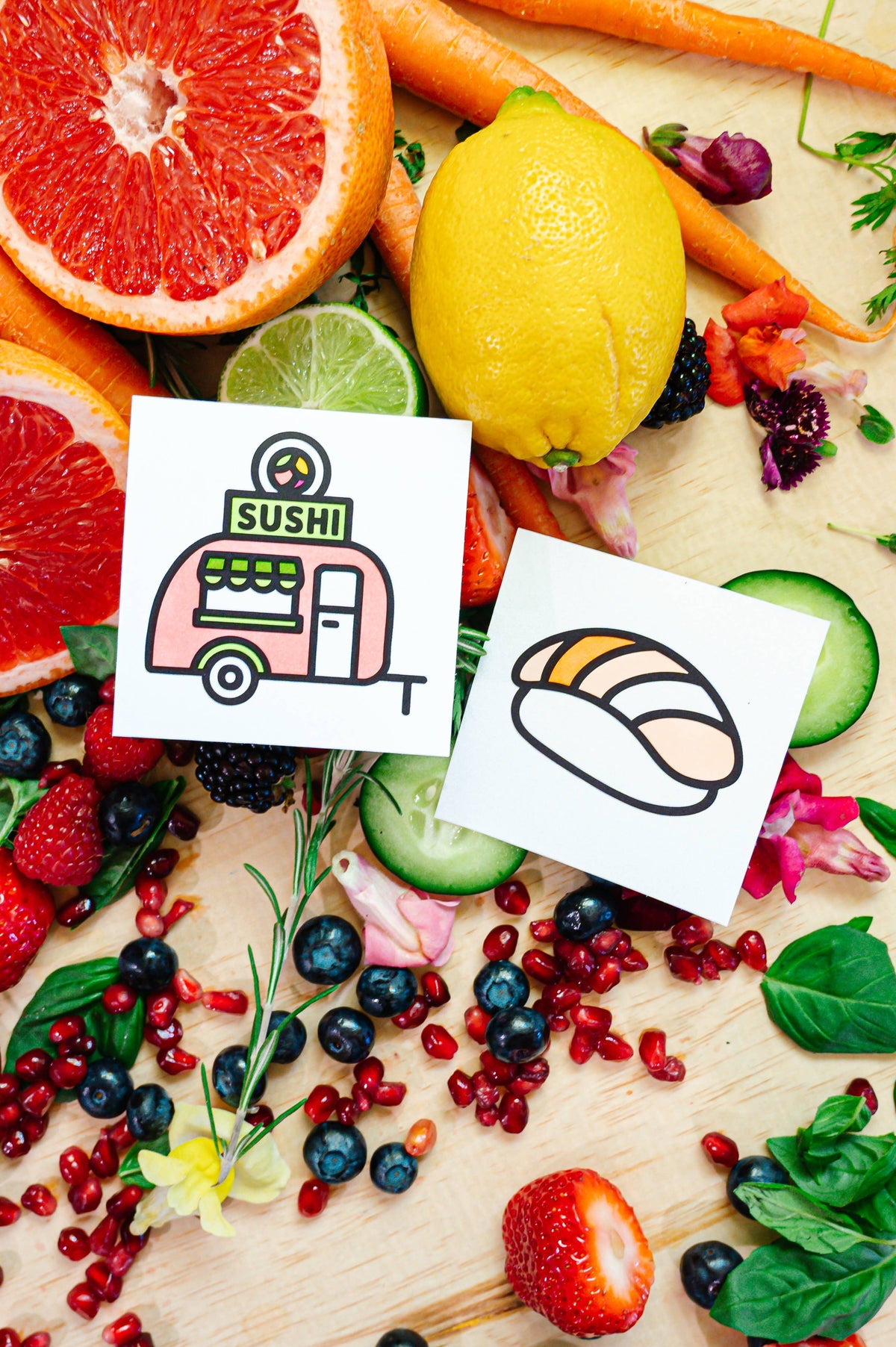 Quick Bites Mini Coloring Book - Food Truck & Foodie