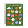 Cats & Dogs Birthday Card