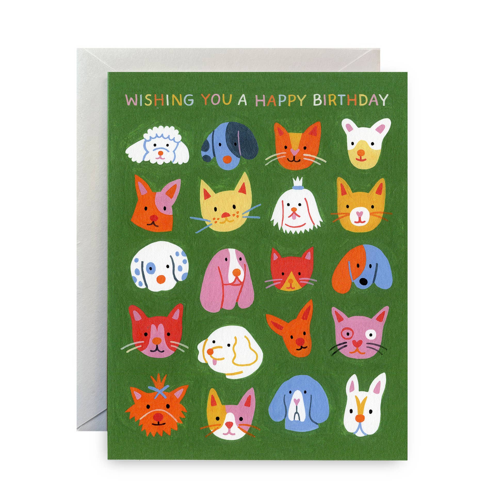 Cats & Dogs Birthday Card