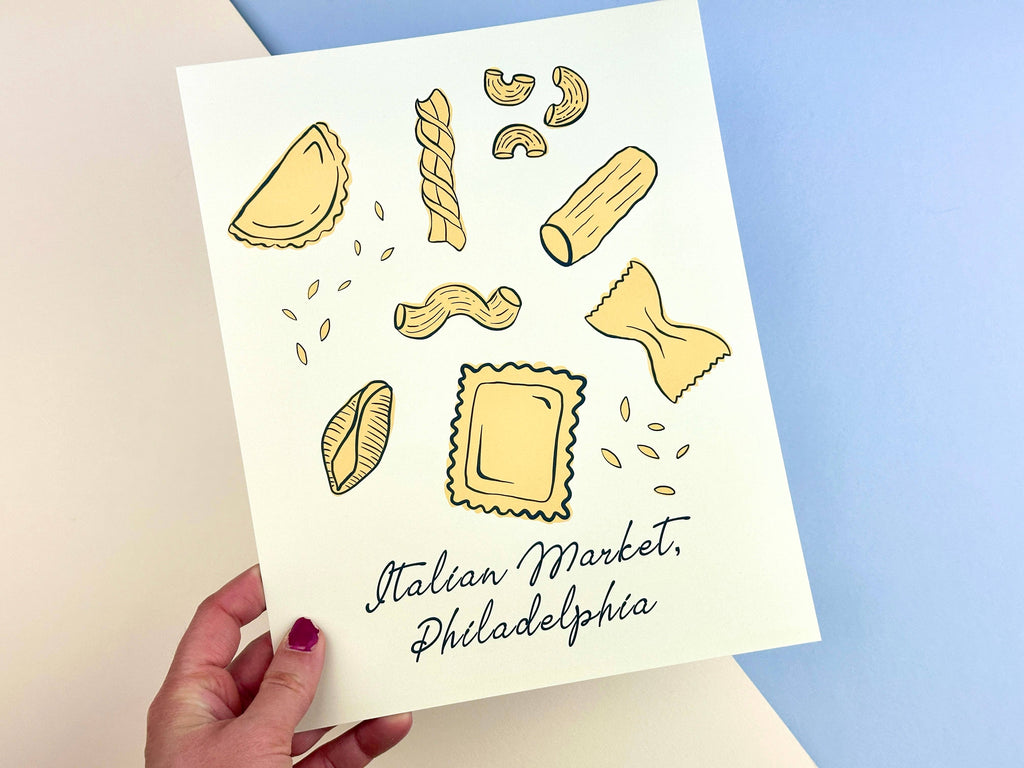 Philly Italian Market Pasta Print