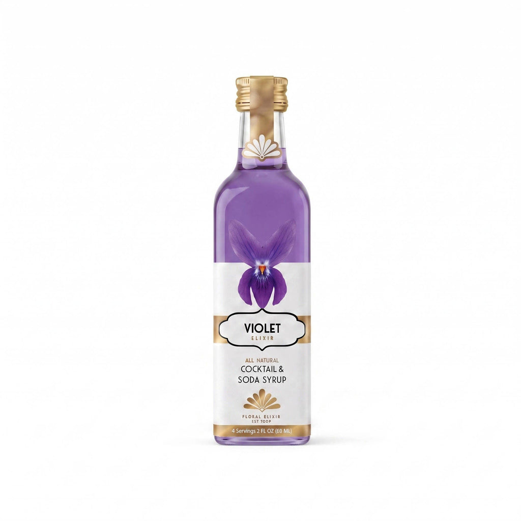 Violet Elixir. All Natural Cocktail & Soda Syrup.