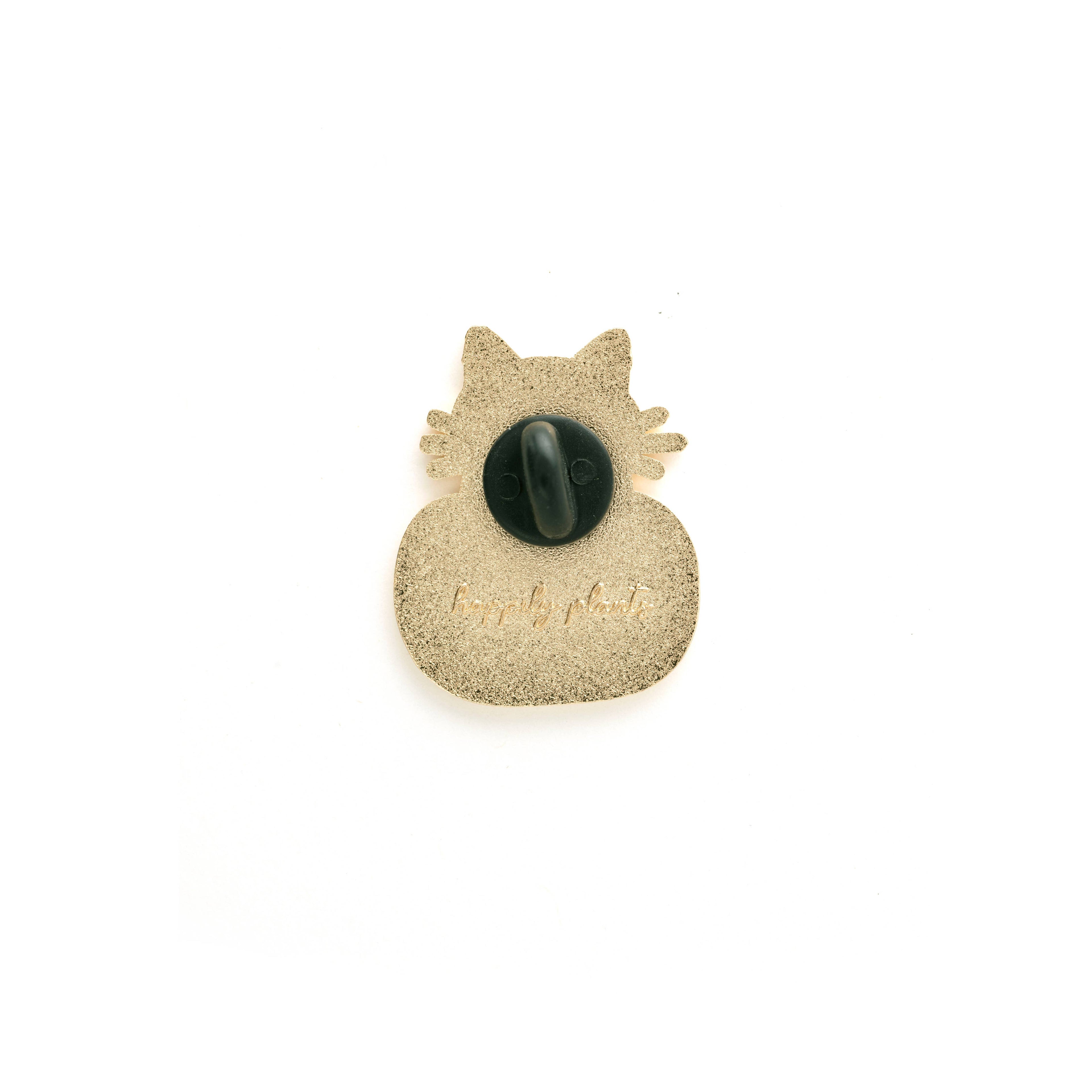 Pumpkin & Black Cat Pin, Jack o lantern, Halloween