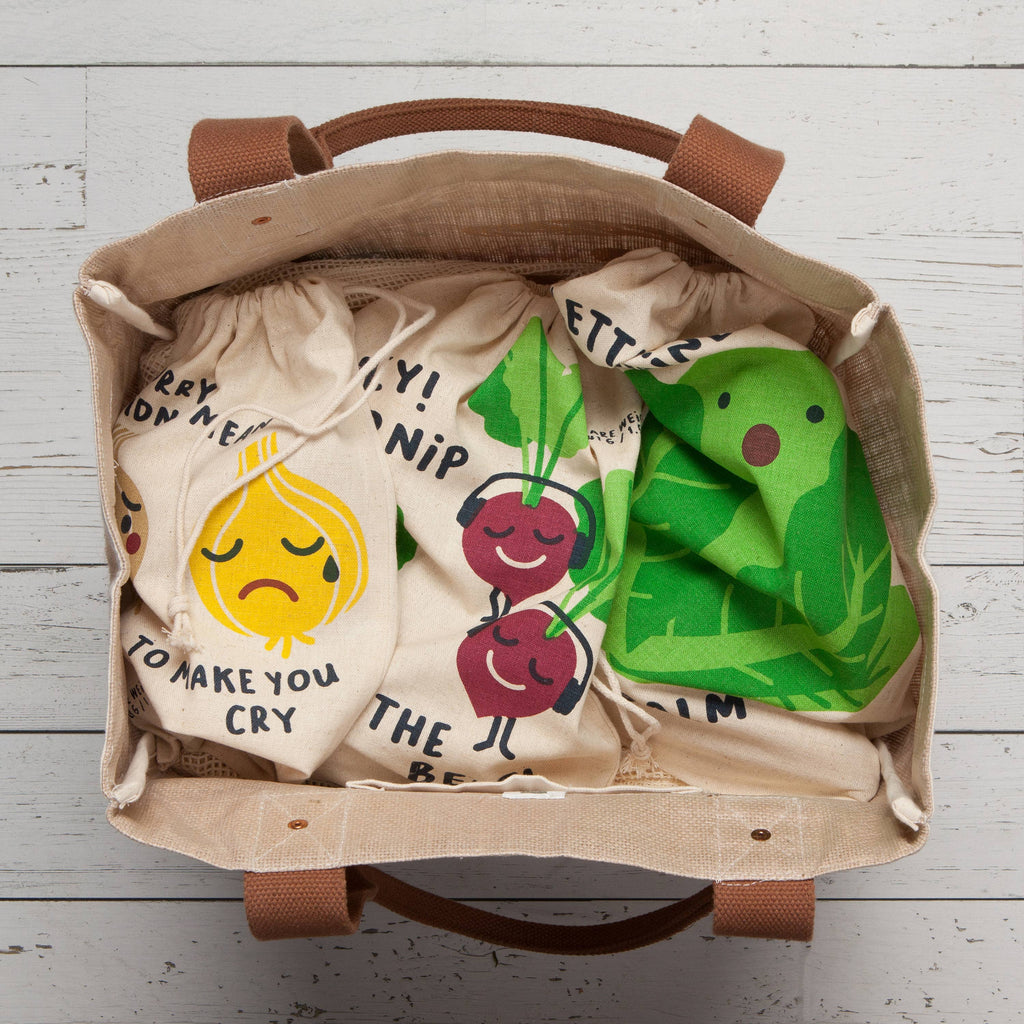Funny Food Reusable Produce Bag-Set of 3