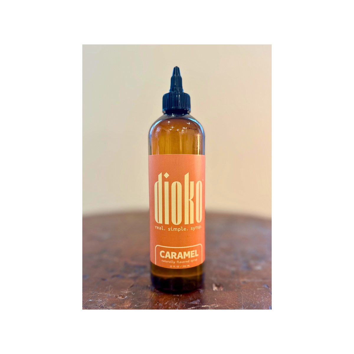 Dioko Premium Simple Syrup, 12 fl. oz Caramel