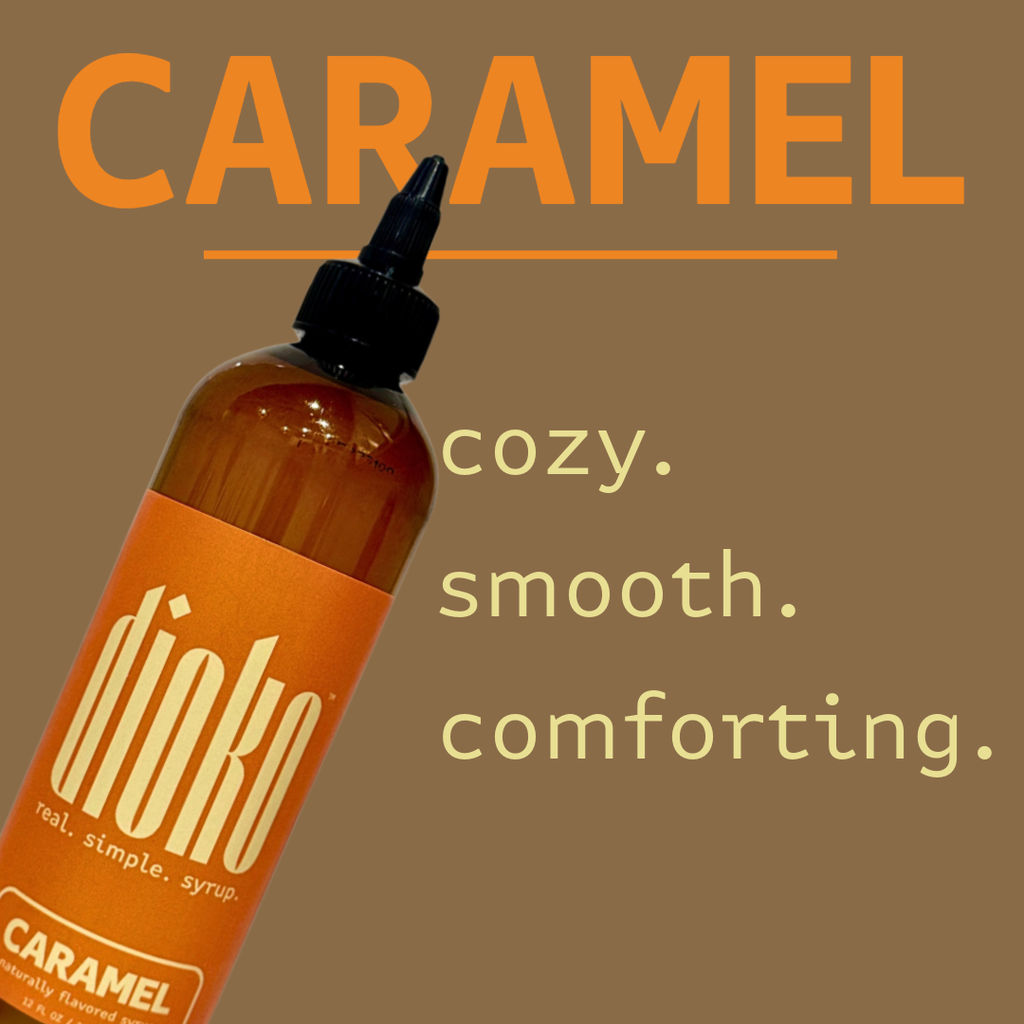 Dioko Premium Simple Syrup, 12 fl. oz Caramel