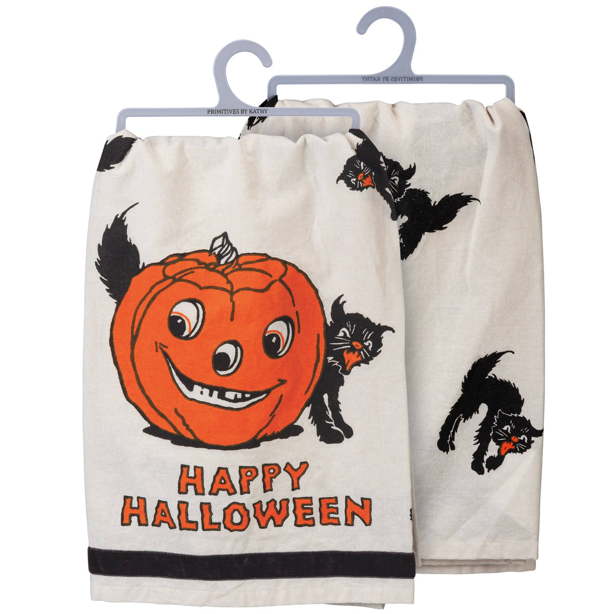 Happy Halloween Vintage Terrycloth Kitchen Towel