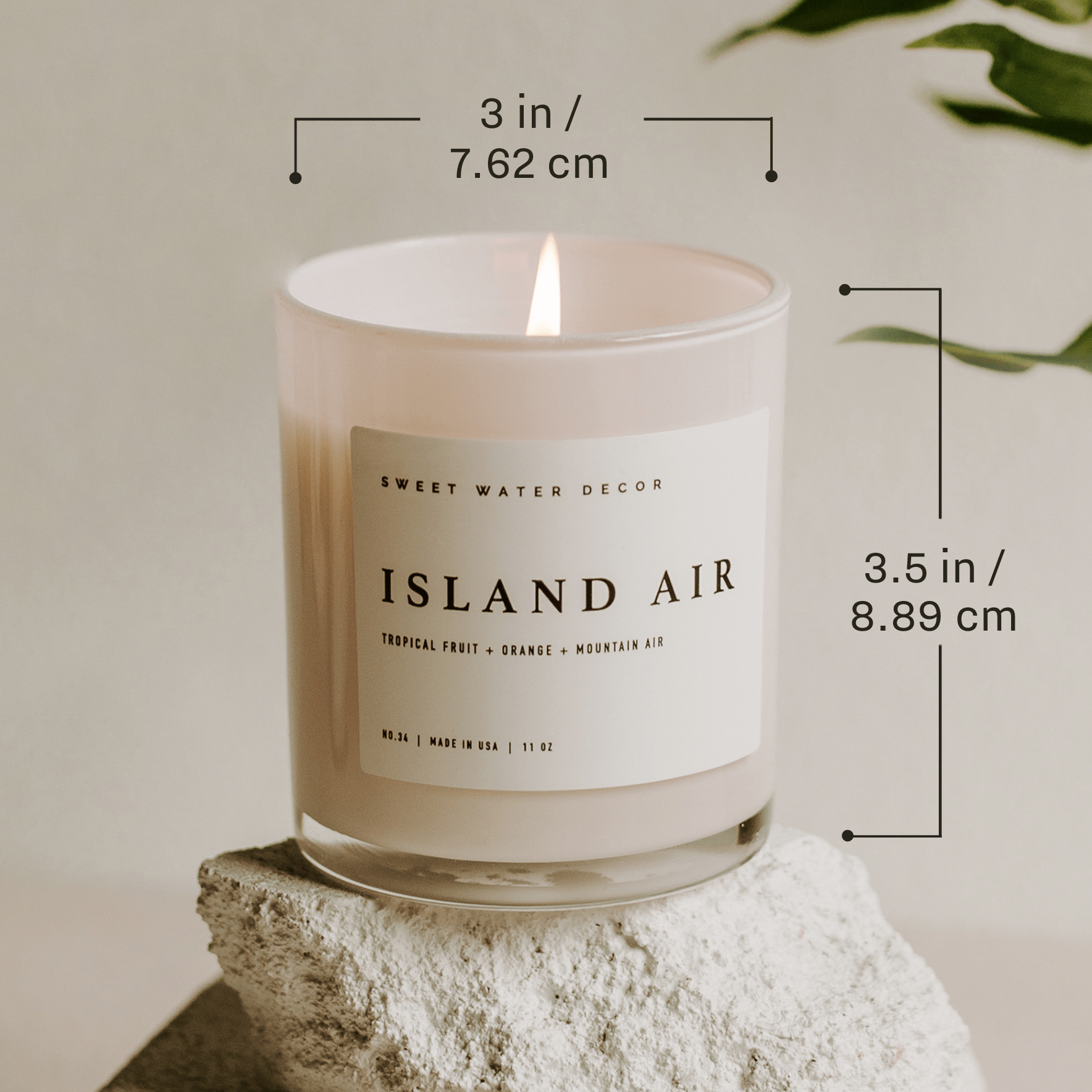 White Tea and Jasmine 11 oz Soy Candle