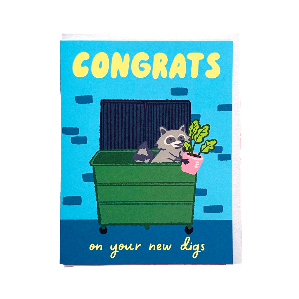 Congrats on Your New Digs New Home Greeting Card