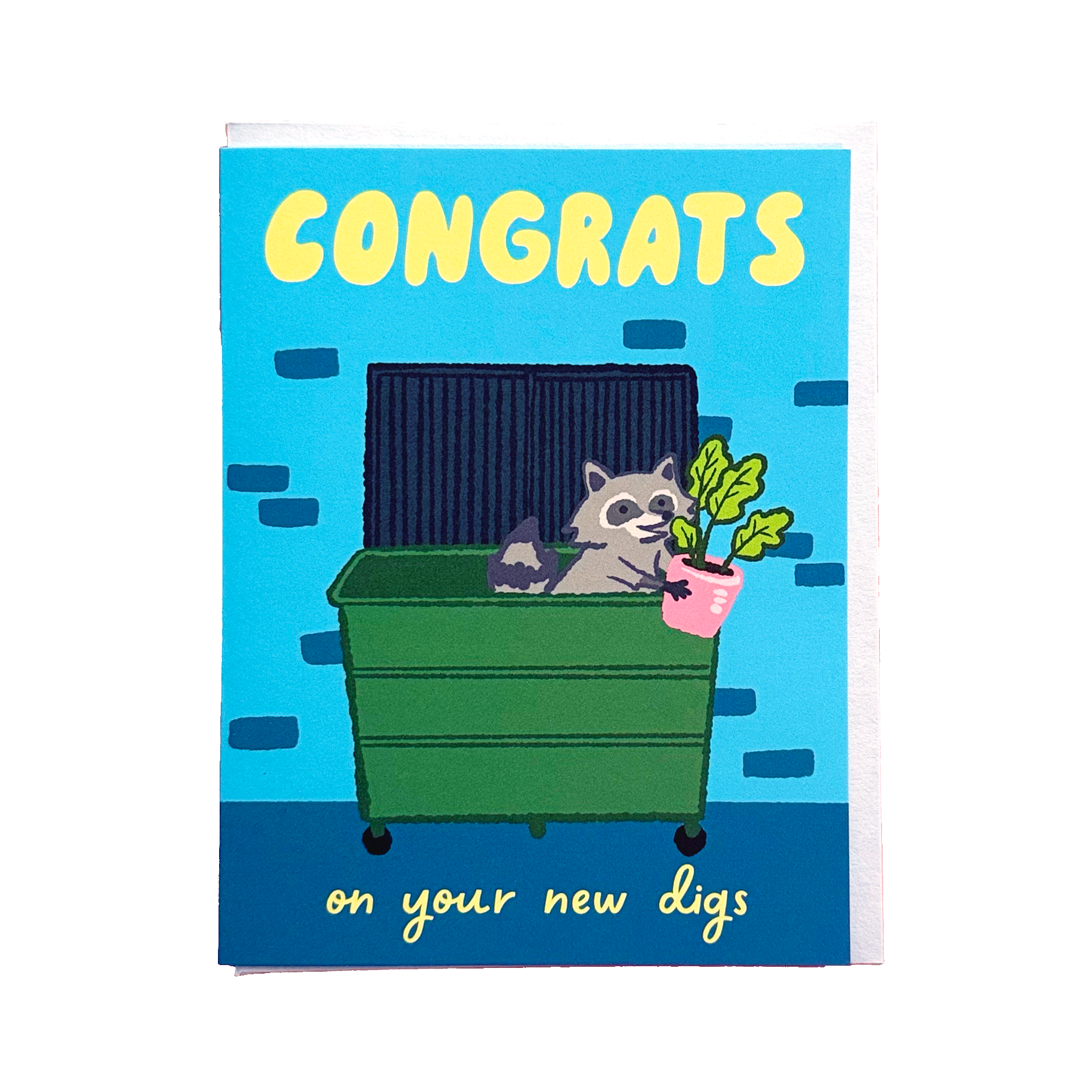 Congrats on Your New Digs New Home Greeting Card