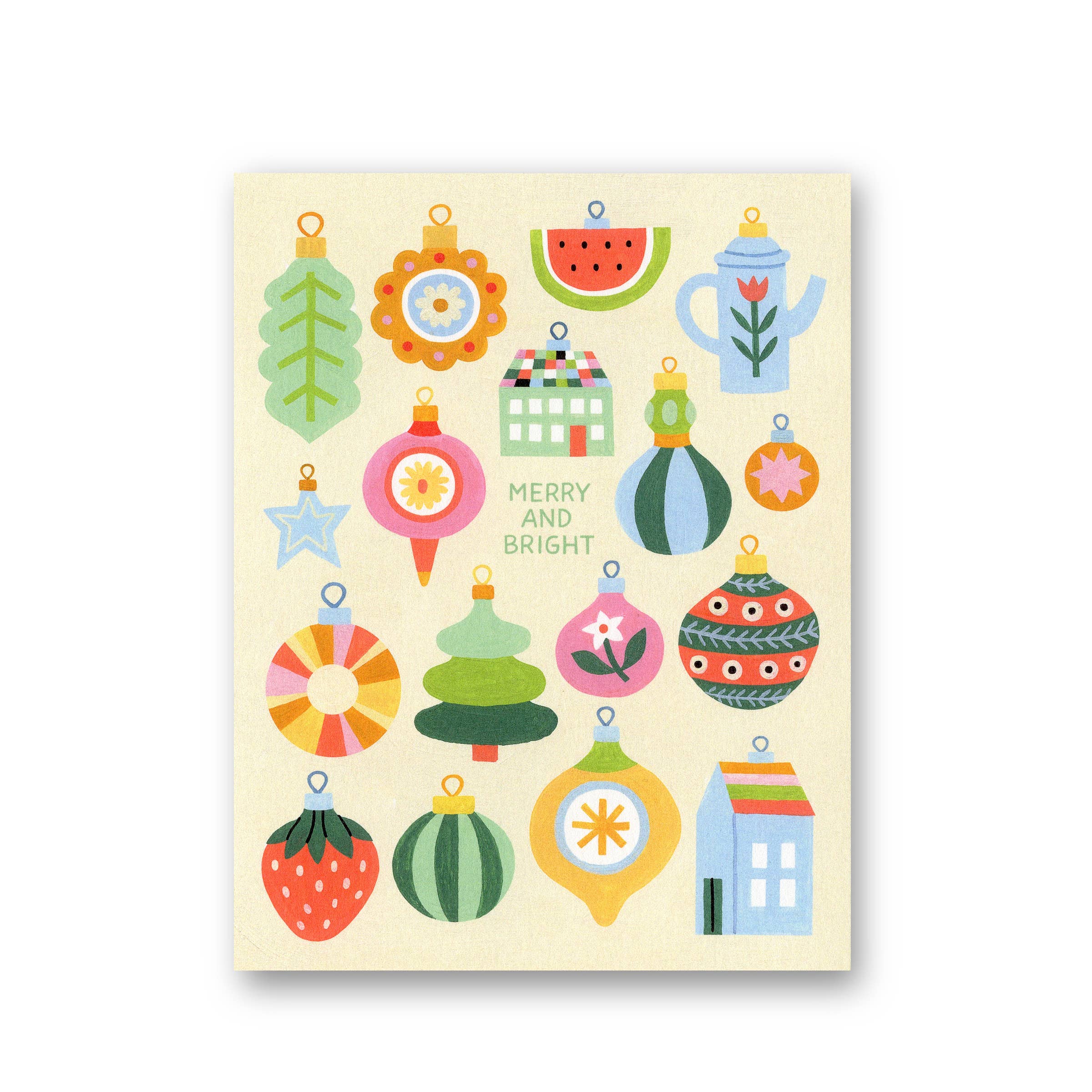 Merry & Bright Holiday Card