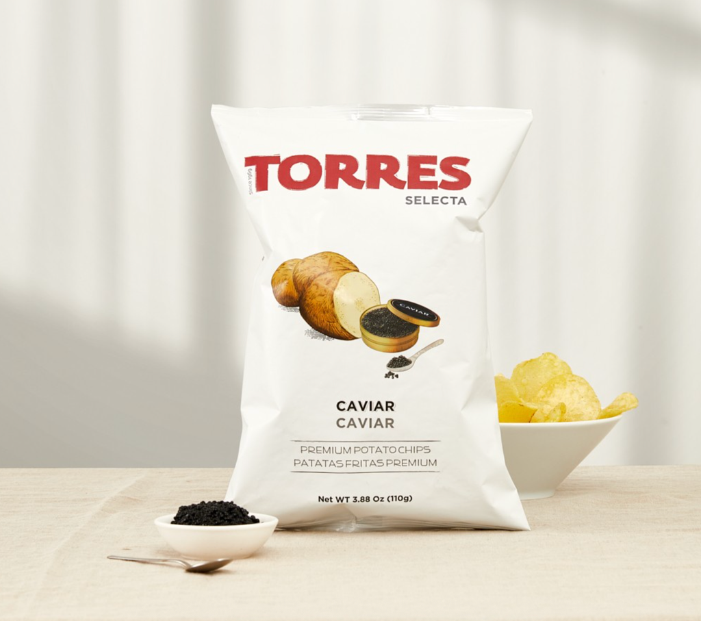 CAVIAR Torres Gourmet Potato Chips 50g | SMALL BAG