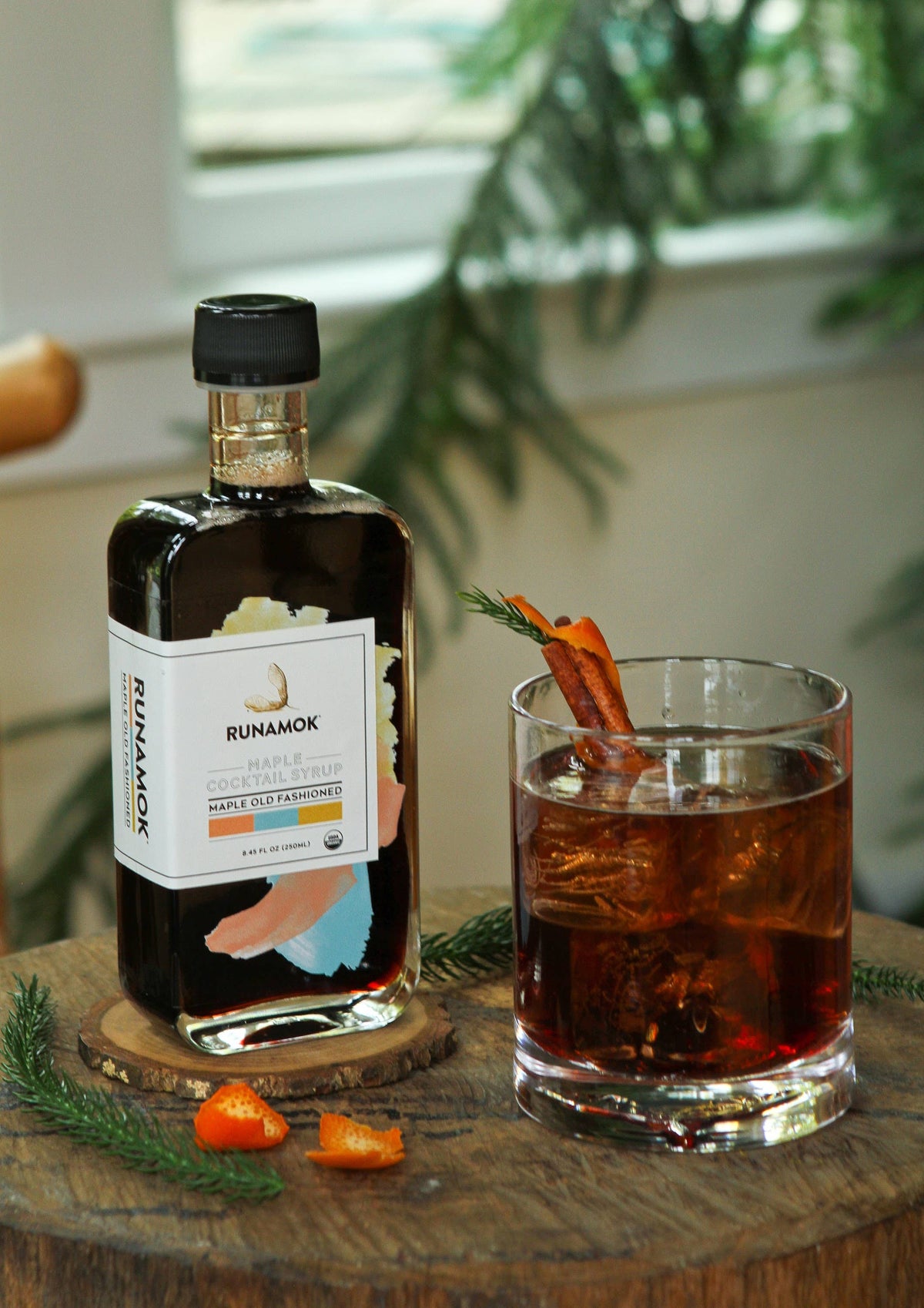 Maple Old Fashioned Cocktail Mixer 250ml