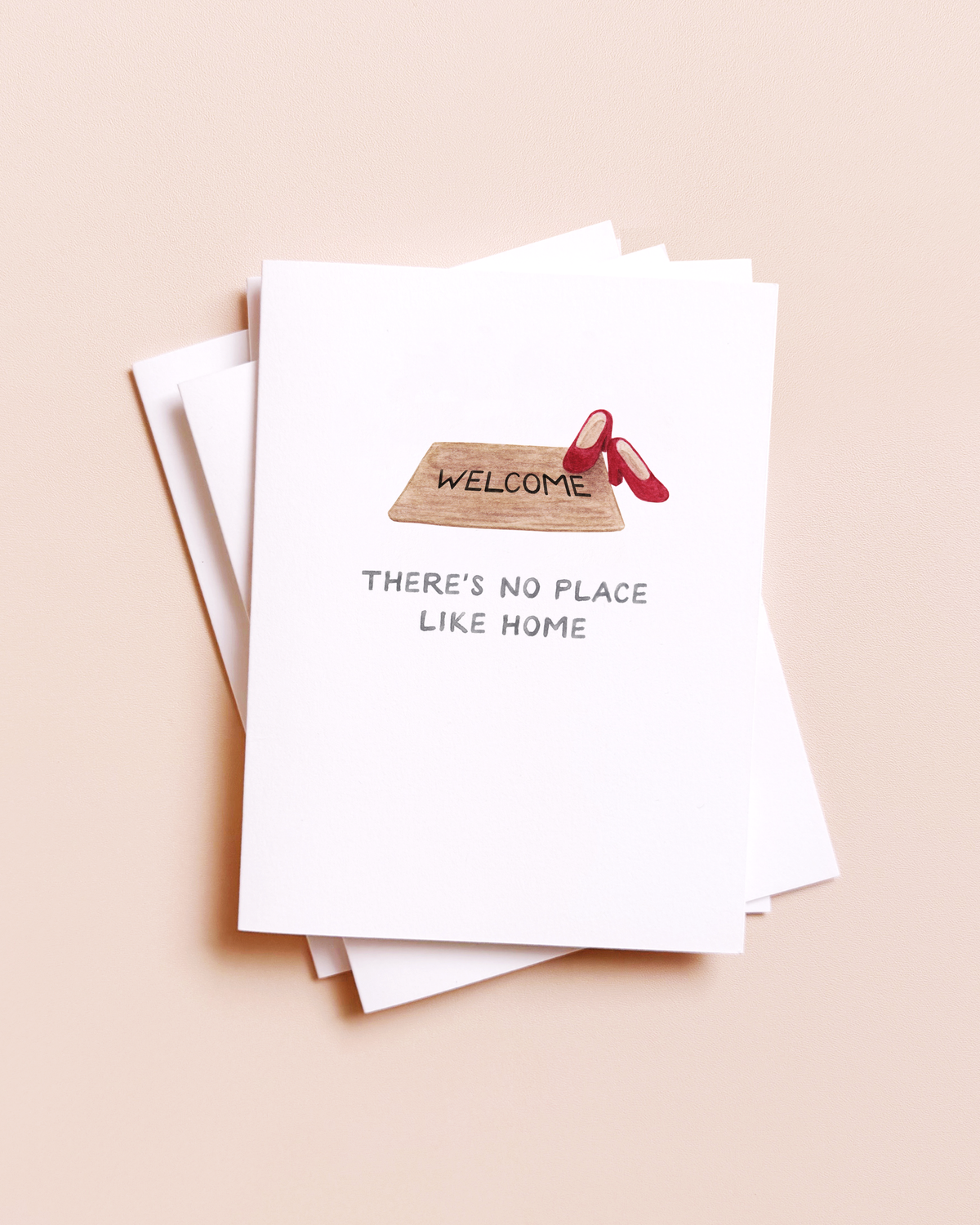 No Place Like Home — Welcome Mat Housewarming Card