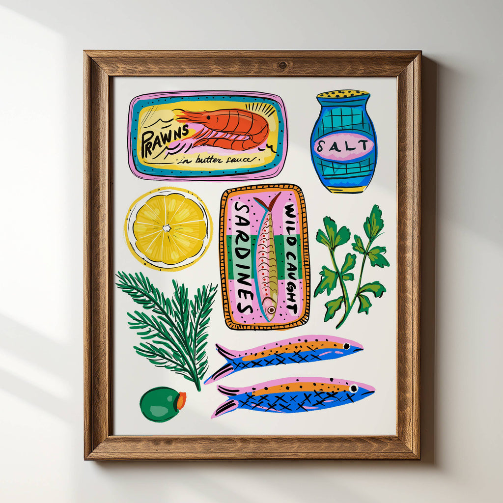 "Mediterranean Flavors" - 8" x 10" Giclée Art Print